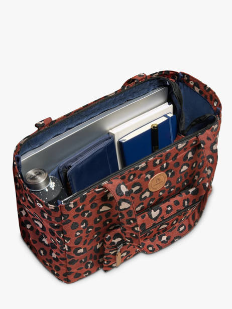 Sac Porté épaule A4 Adventurer Polyester Recyclé Cabaia Marron adventurer TOTEBAGL vue secondaire 2