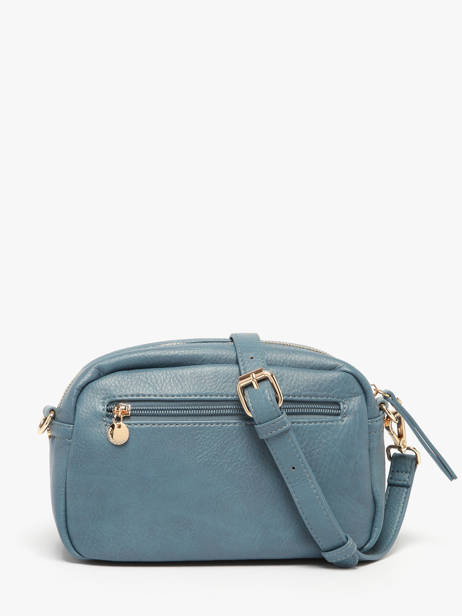 Shoulder Bag Zip Lulu castagnette Blue zip ZAER other view 3