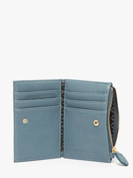 Wallet Lulu castagnette Blue zip CAPOR036 other view 1