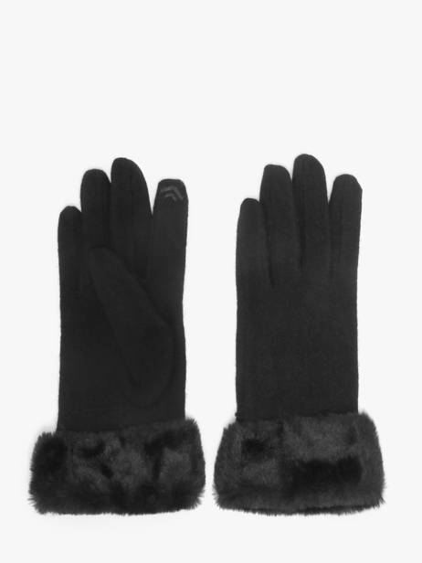 Gloves Isotoner Black women gloves 85358