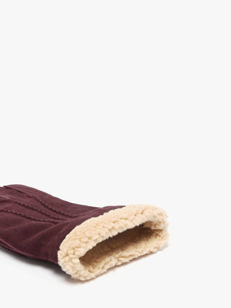 Gloves Isotoner Violet women gloves 68451 other view 1