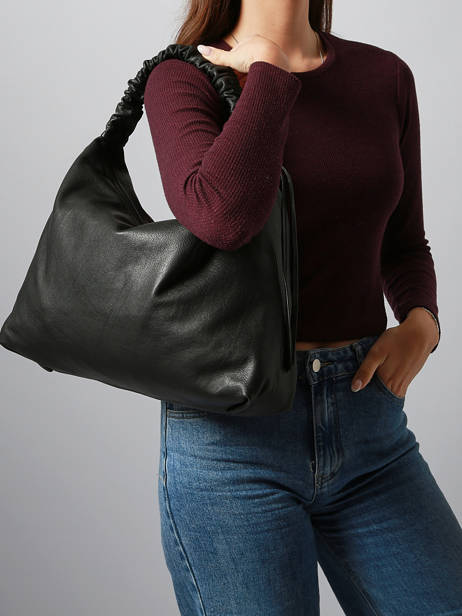 Sac Porté épaule Leather Cuir Biba Noir leather KIB1L vue secondaire 1