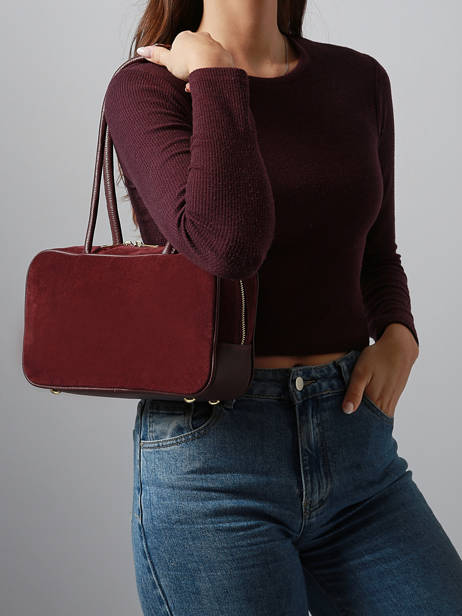 Shoulder Bag Velvet Caviar Milano Red velvet caviar VC25093 other view 1