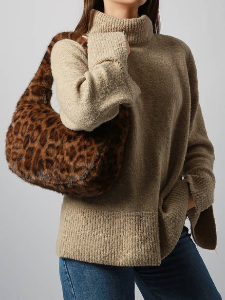 Shoulder Bag Fur Fur Miniprix Beige fur 6542 other view 1