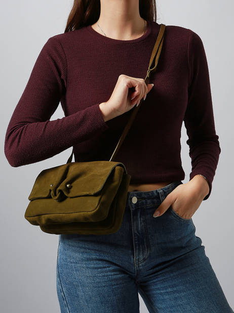 Sac Bandoulière Leather Cuir Biba Vert leather HAZ1L vue secondaire 1