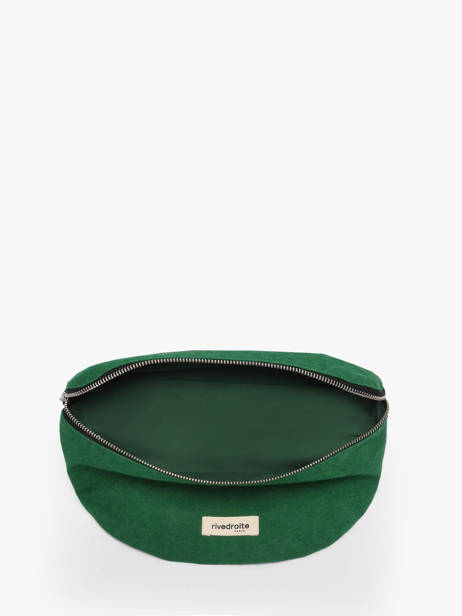 Le Sac Banane Custine Coton Recyclé Rivedroite Vert timeless CUSTITIM vue secondaire 2