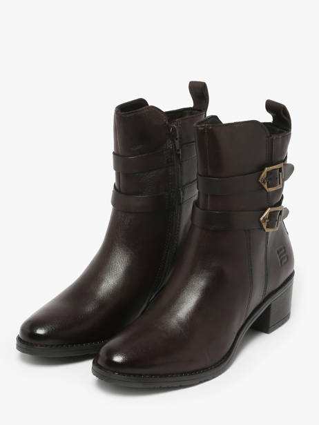 Heeled Boots In Leather Tt. bagatt Brown women 41006100 other view 1