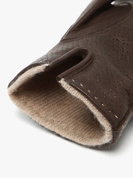 Gloves Omega Brown men gloves L other view 1