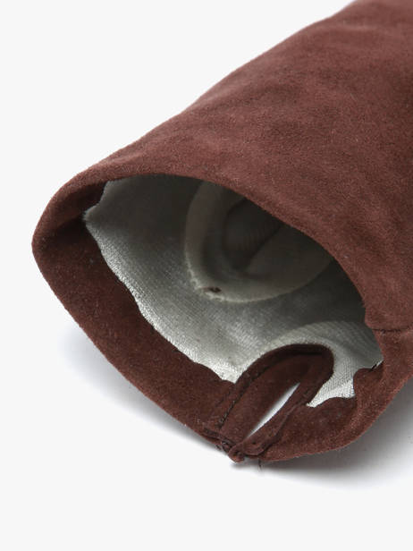 Gloves Omega Brown women gloves S other view 1