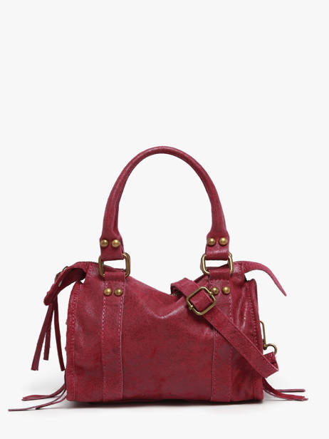 Sac Porté Main Spazzolato Cuir Milano Rouge spazzolato SP24093 vue secondaire 4