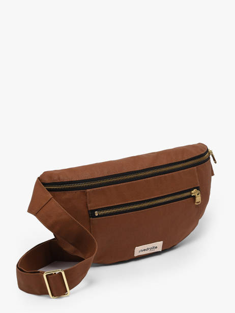 Le Sac Banane Orsel Waxed Rivedroite Marron waxed ORSELWAX vue secondaire 1