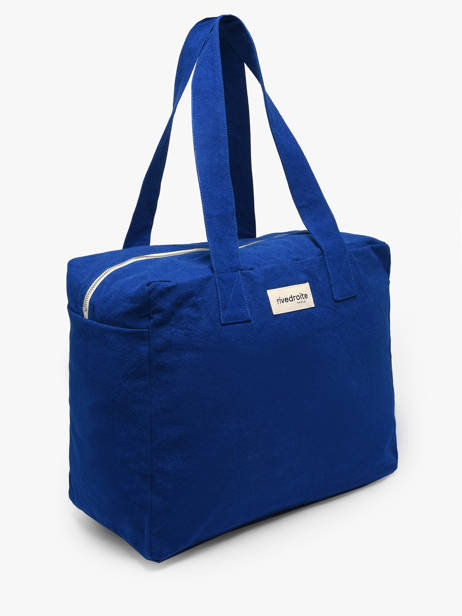 Le Sac Porté épaule A4 Célestins Coton Recyclé Rivedroite Bleu timeless CELESTIM vue secondaire 1