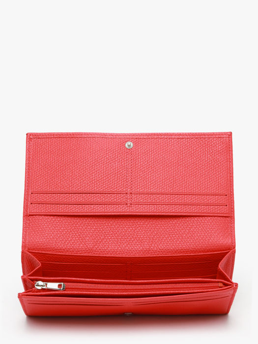 Longchamp Le roseau Wallet Red