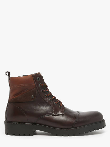 Boots Tuto In Leather Redskins Brown men TUTO