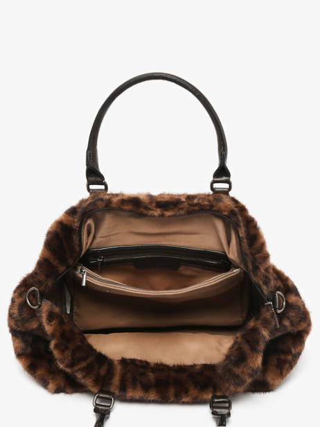 Sac Porté épaule Fur Fourrure Acrylique Miniprix Marron fur 6541 vue secondaire 2