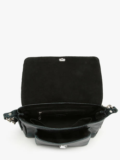 Small Leather Diane Minuit Crossbody Bag Paul marius Green minuit DIANSMIN other view 3