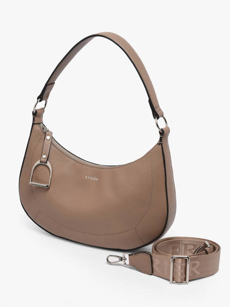 Medium Leather Altesse Shoulder Bag Etrier Brown altesse EALT017M other view 3