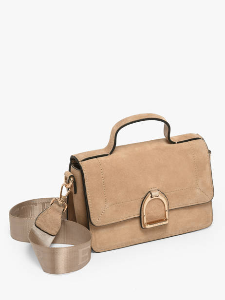 Crossbody Bag S Altesse Suede Etrier Beige altesse suede EASU048S other view 2