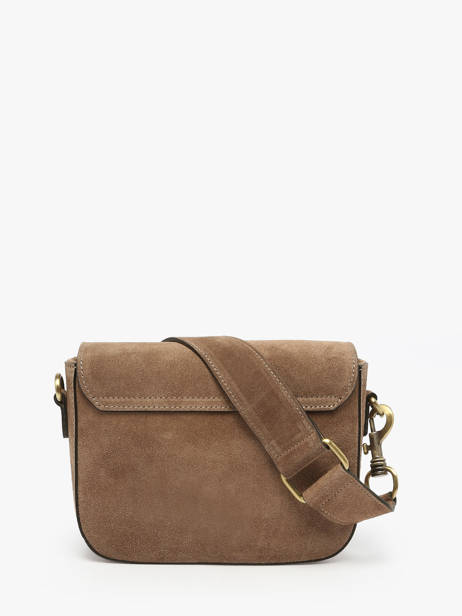 Shoulder Bag Velvet Leather Milano Beige velvet VE260611 other view 4