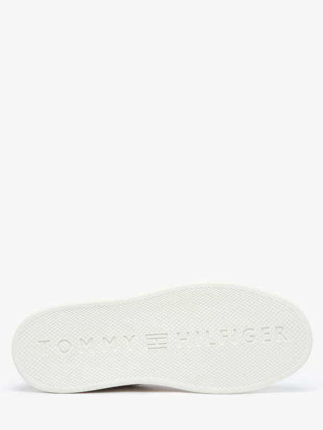 Sneakers In Leather Tommy hilfiger White women 89480GI other view 4