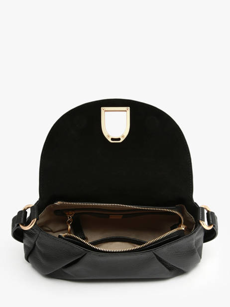 Shoulder Strap Crossbody Bag Shadow Leather Etrier Black shadow ESHA163S other view 4