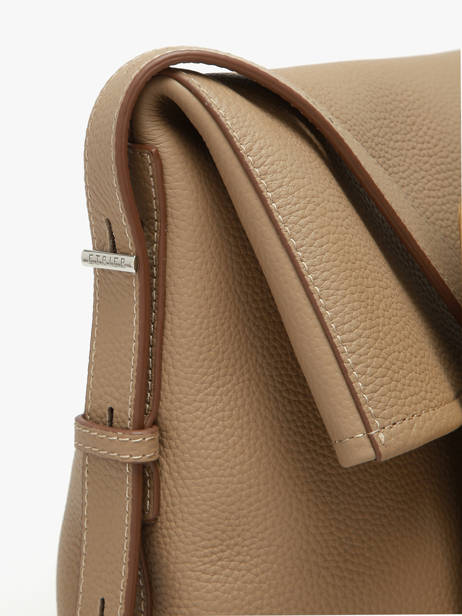 Shoulder Bag Cavalier Leather Etrier Brown cavalier ECLR135M other view 5