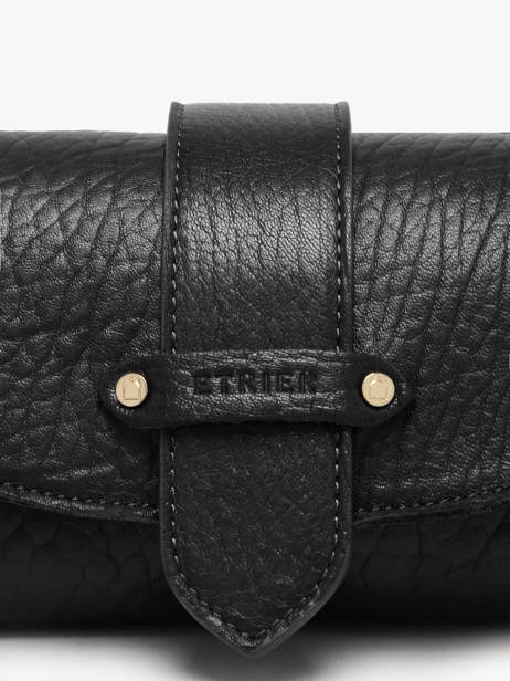 Sac Bandoulière S Agnes Cuir Etrier Noir agnes EAGC205S vue secondaire 3