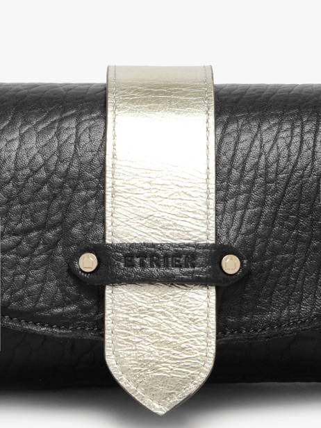 Sac Bandoulière S Agnes Cuir Etrier Noir agnes EAGC205S vue secondaire 4