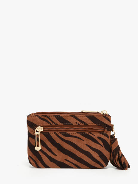 Coin Purse Miniprix Brown africa F5032 other view 2