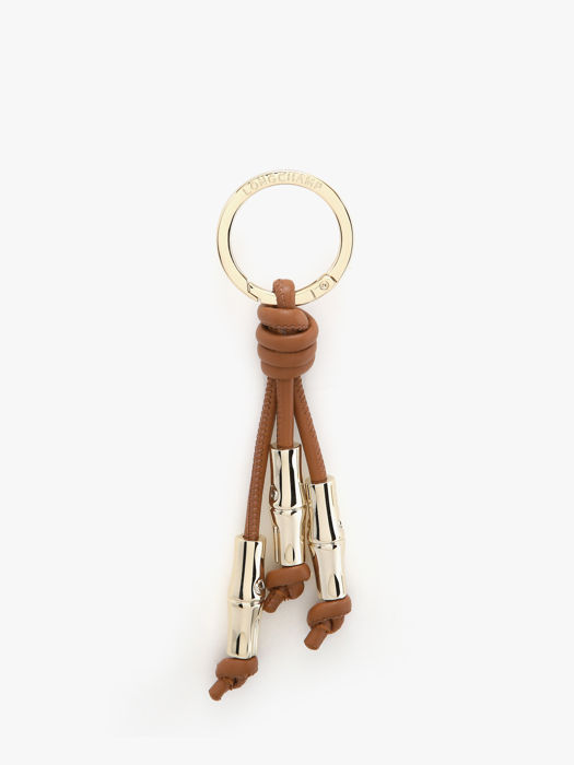 Longchamp Le roseau sleek Porte clés Marron
