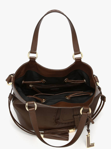 Sac Seau M Premier Flirt Cuir Lancel Marron premier flirt A10110 vue secondaire 4