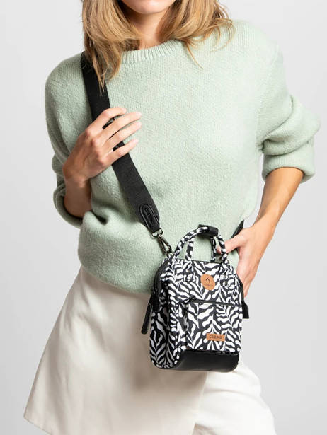 Nano Bag Crossbody 1 Compartment Cabaia Black adventurer NANOBAG other view 1