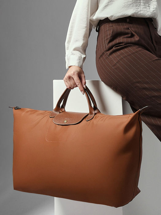 Longchamp Le pliage original Travel bag Brown