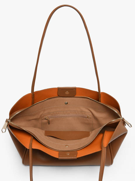 Sac Porté épaule Ida Double Cuir Lancaster Marron ida double 86 vue secondaire 3