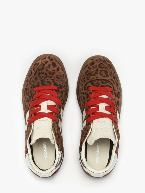 Sneakers En Cuir Coolway Marron women 7603298 vue secondaire 3