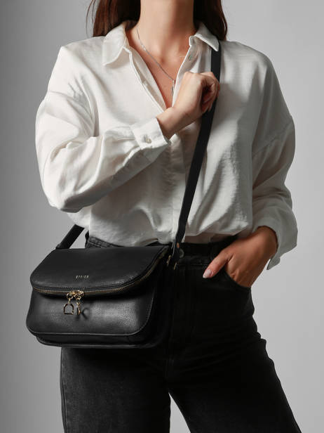 Sac Bandoulière M Tradition Cuir Etrier Noir tradition ETRA059M vue secondaire 1