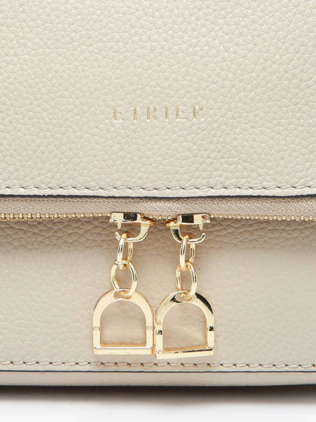 Medium Leather Tradition Crossbody Bag Etrier Beige tradition ETRA059M other view 5