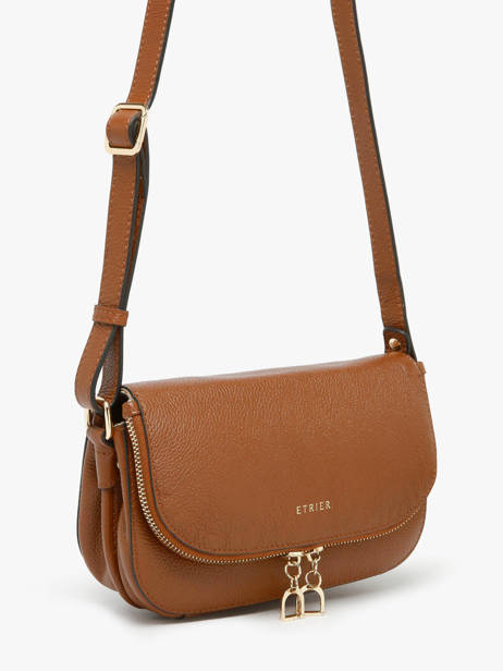 Sac Bandoulière S Tradition Cuir Etrier Marron tradition ETRA059S vue secondaire 2