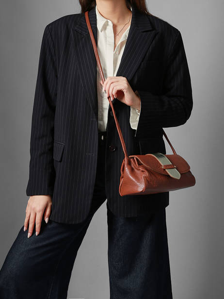 Shoulder Bag M Agnes Leather Etrier Brown agnes EAGC205M other view 2