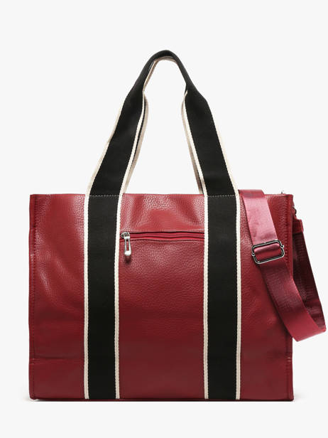 A4 Size Shoulder Bag New Grain Miniprix Red wt new grained F6946 other view 2