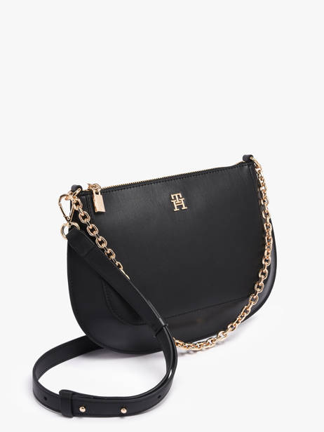 Sac Bandoulière Th Glam Polyester Tommy hilfiger Noir th glam AW18143 vue secondaire 1