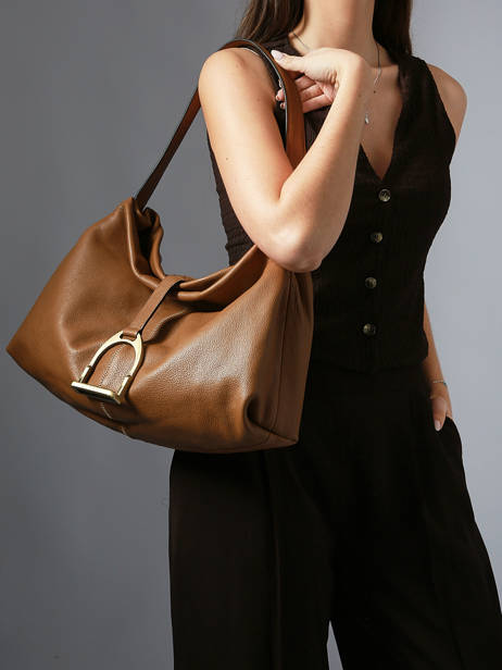 Shoulder Bag Etalon Leather Etrier Brown etalon EETA197M other view 1