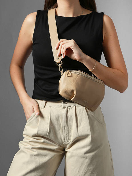 Medium Leather Tradition Belt Bag Etrier Beige tradition ETRA022M other view 1