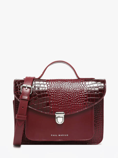 Crossbody Bag Croco Vernis Paul marius Red croco vernis GEORGCRV