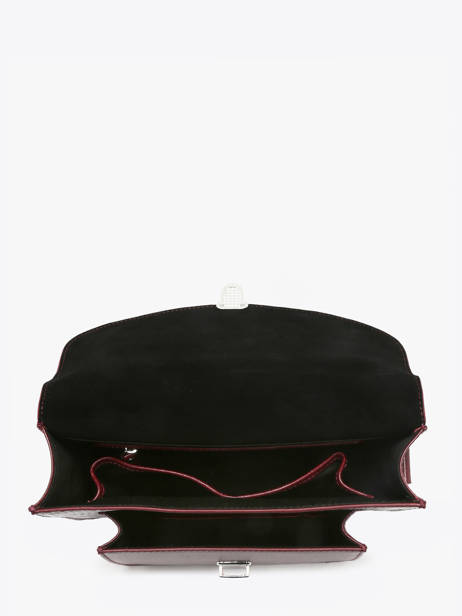 Crossbody Bag Croco Vernis Paul marius Red croco vernis GEORGCRV other view 2