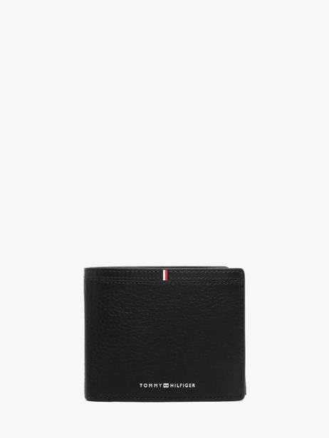 Wallet Leather Tommy hilfiger Black corporate AM13969