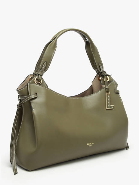 Shoulder Bag Swann Leather Lancel Green swann A13990 other view 1