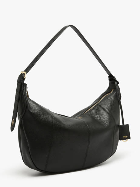 Large Leather Victoire Hobo Bag Lancel Black victoire A13994 other view 1