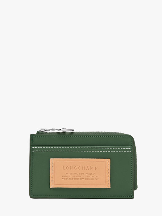 Longchamp Le pliage xtra animation ecuss Bill case / card case Green