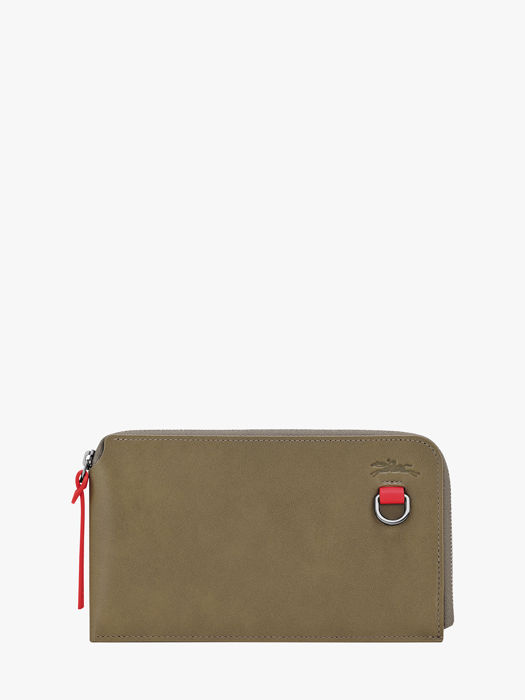 Longchamp Longchamp pocket bicolore Clutches Green